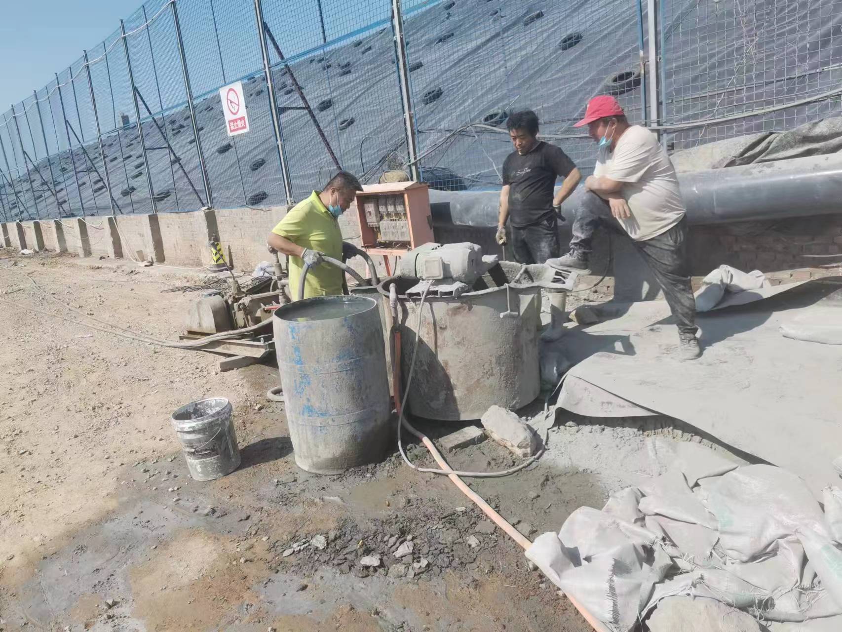 河口袖阀管注浆